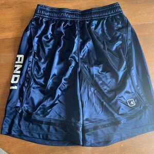 Men’s And1 Navy Blue Basketball Shorts Size Medium